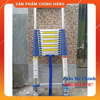 [Xả kho cắt lỗ] THANG NHÔM RÚT NINDA 5M NHẬT BẢN - BH 24 THÁNG