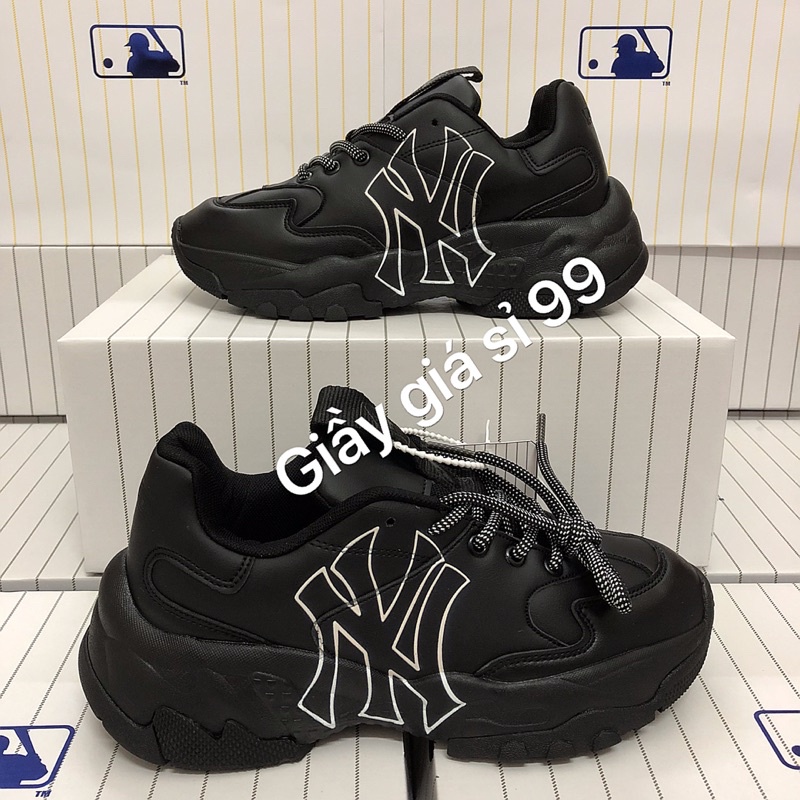 Giầy thể thao sneaker đen NY mảnh 36-43