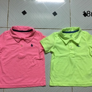 combo 4 áo bé trai carter có cổ