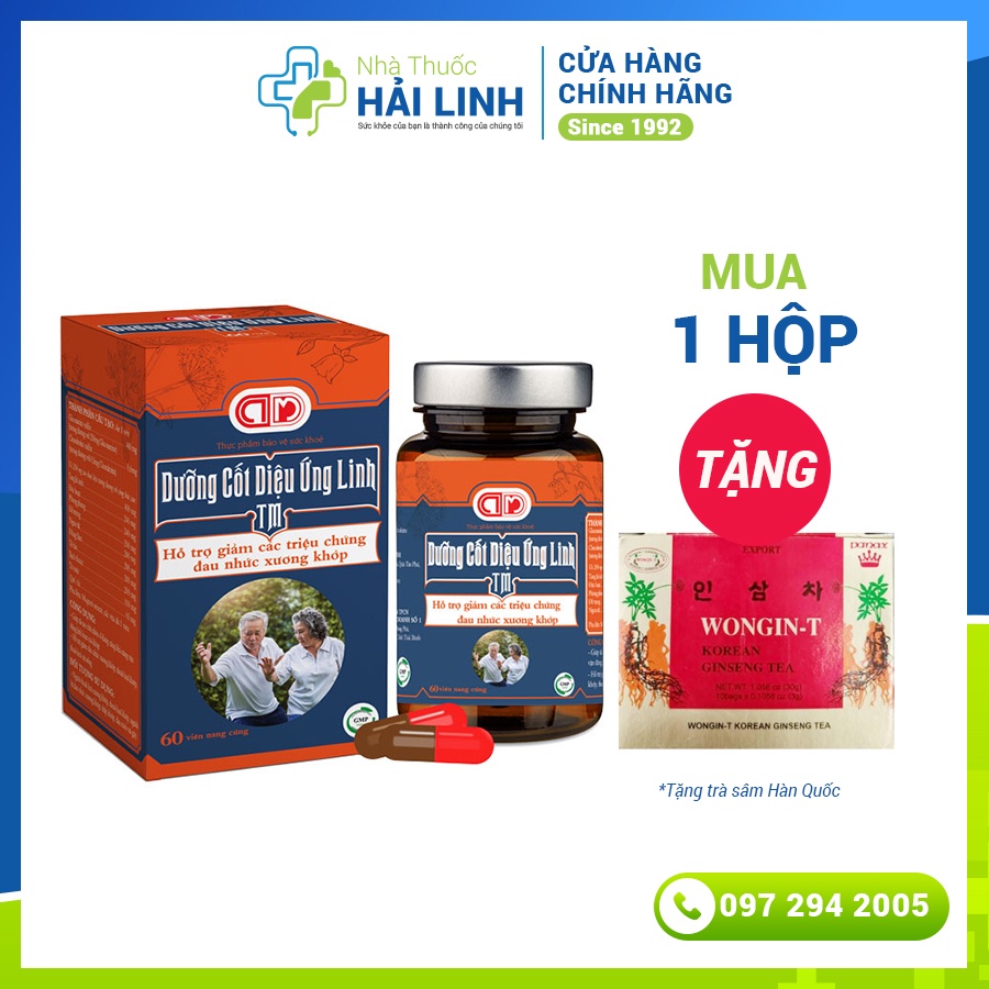 [CHÍNH HÃNG] Dưỡng Cốt Diệu Ứng Linh - Hỗ trợ giảm đau nhức xương khớp