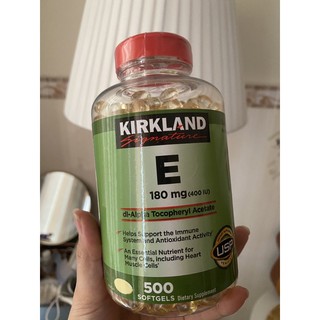 [BILL COSTCO ĐẦY ĐỦ] Viên uống Vitamin E Kirkland hỗ trợ làm đẹp da