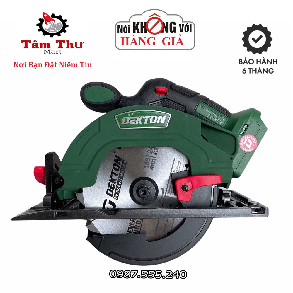 Thân Máy cưa đĩa dùng pin Dekton DK-CS2140MKT dùng chung chân pin makita