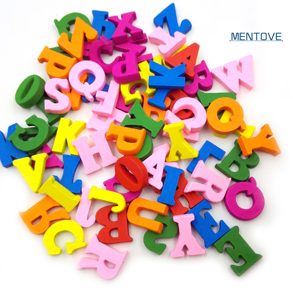 Bộ Đồ Chơi Xếp Hình Bảng Chữ Cái / Số 100 Miếng Bằng Gỗ Cho Bé