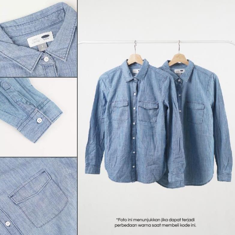 Áo Sơ Mi Denim Size Xs - 4xl / Size Nhỏ Phong Cách Hải Quân