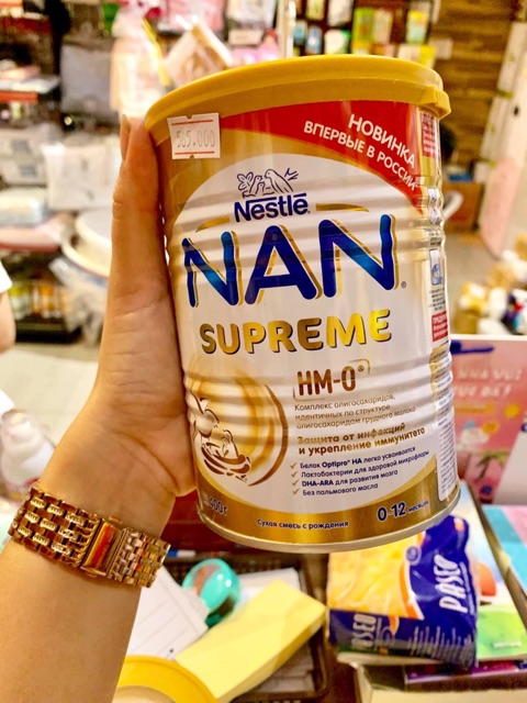 SỮA NAN SUPREME 0-12 THÁNG XÁCH TAY NGA 400g/800g