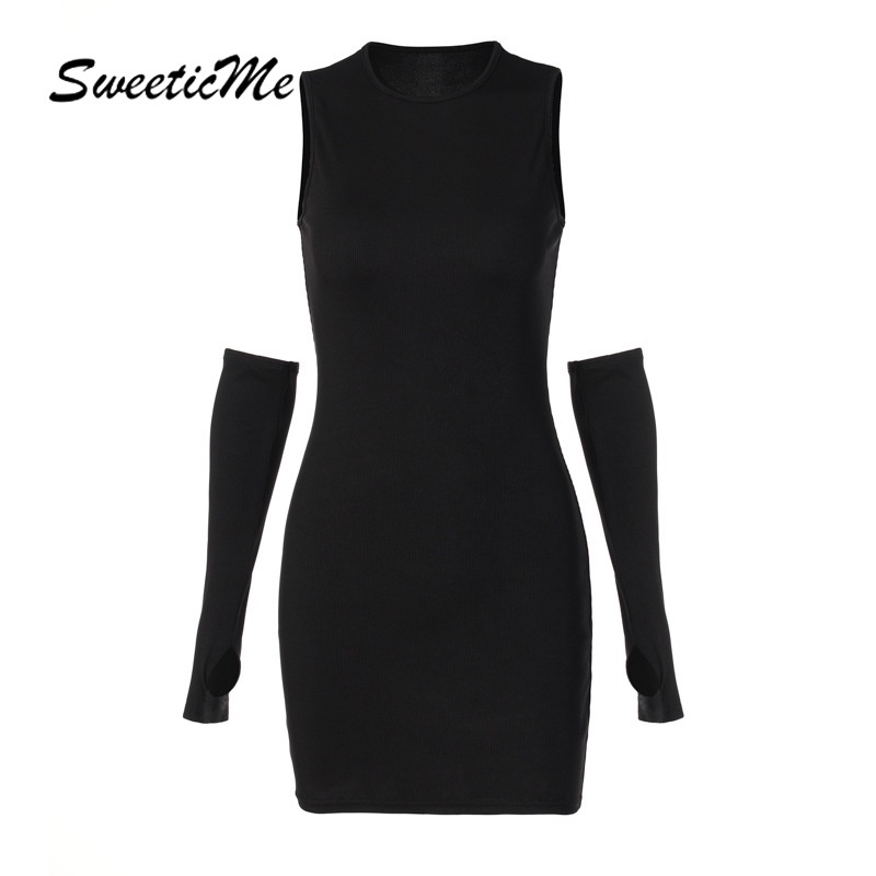 Đầm Ôm Body Cổ Tròn Hàng Mới Sweeticme 2022