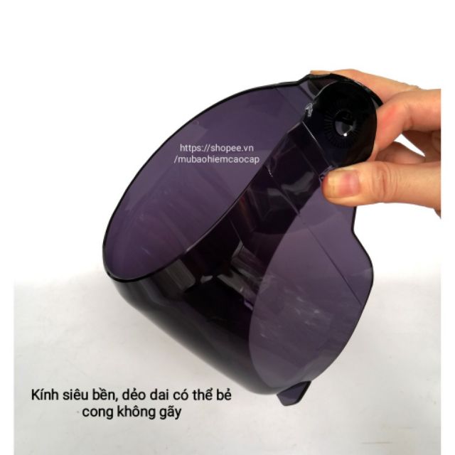 Kính mũ bảo hiểm thái lan index 411