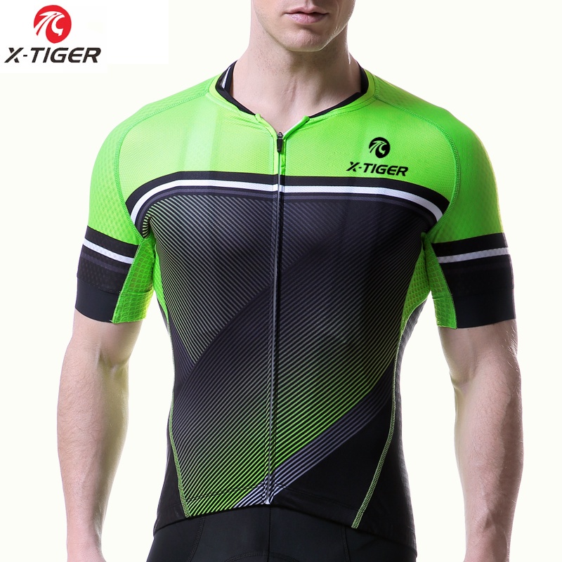 Áo thun đi xe đạp Jersey X-Tiger thời trang mùa hè mới cho nam