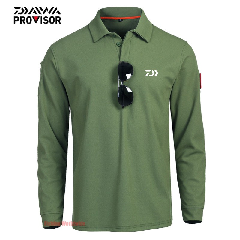 2022 Áo DAIWA Câu Cá Nhiều Túi Chống Thấm Nước Bền Bỉ Phong Cách Quân Đội Cho Nam Cỡ 4XL