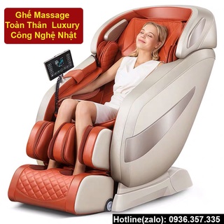 Ghế Massage Toàn Thân LUXURY Đa Năng , Hệ Thống Bi Lăn 4D Thế Hệ Mới Công Nghệ Nhật - Bảo Hành 5 Năm