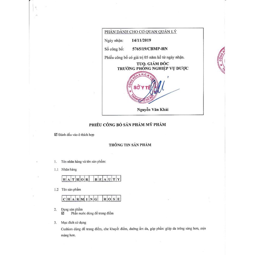 Phấn Nước Hathor Beauty Charming Rose | BigBuy360 - bigbuy360.vn