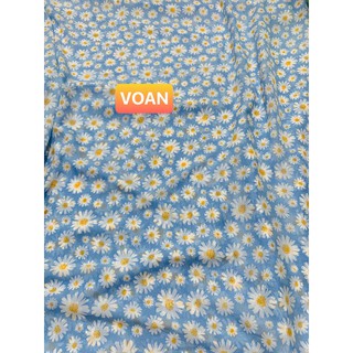VẢI VOAN  HOA NHÍ - DÒNG VẢI THÔNG DỤNG - 1 MÉT X 1M5