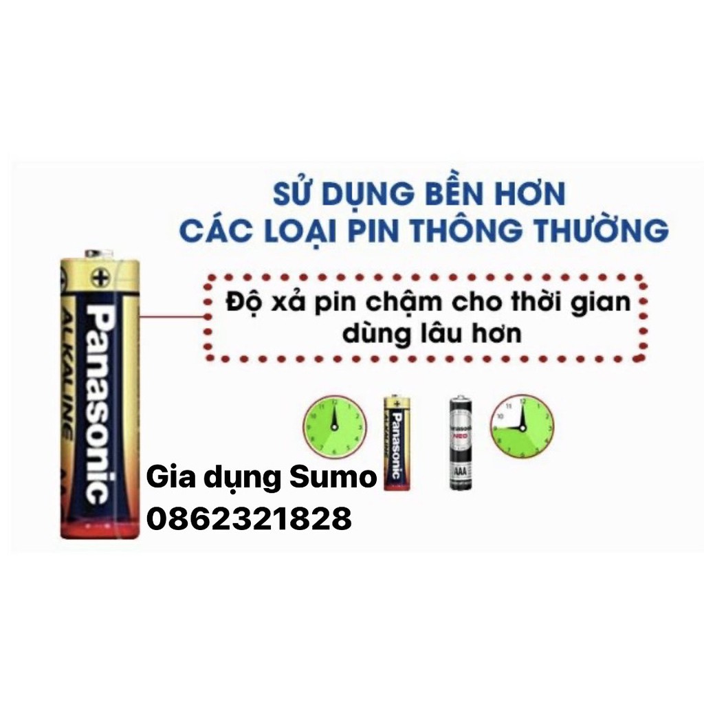 Pin Kiềm Panasonic Alkaline AA / AA 1,5V