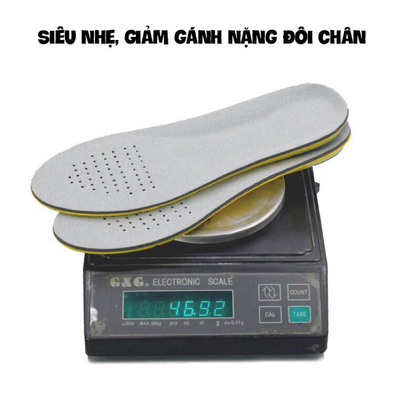 Cặp lót giầy thể thao EVA Nam và Nữ thoáng khí thấm hút mồ hôi - Hàng sẵn
