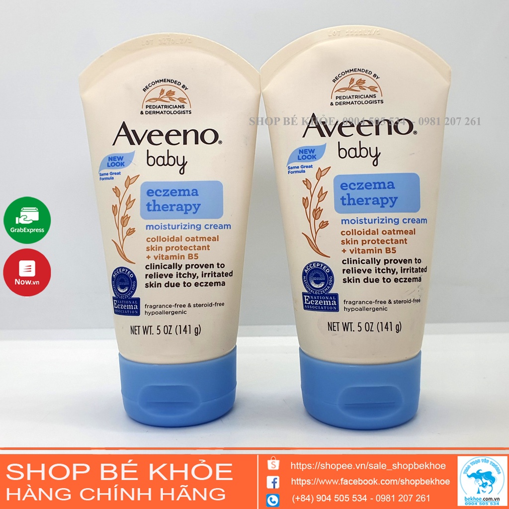 Kem Aveeno Baby - Dưỡng ẩm, dưỡng da cho bé Aveeno Baby Eczema Theraby Moisturizing Cream