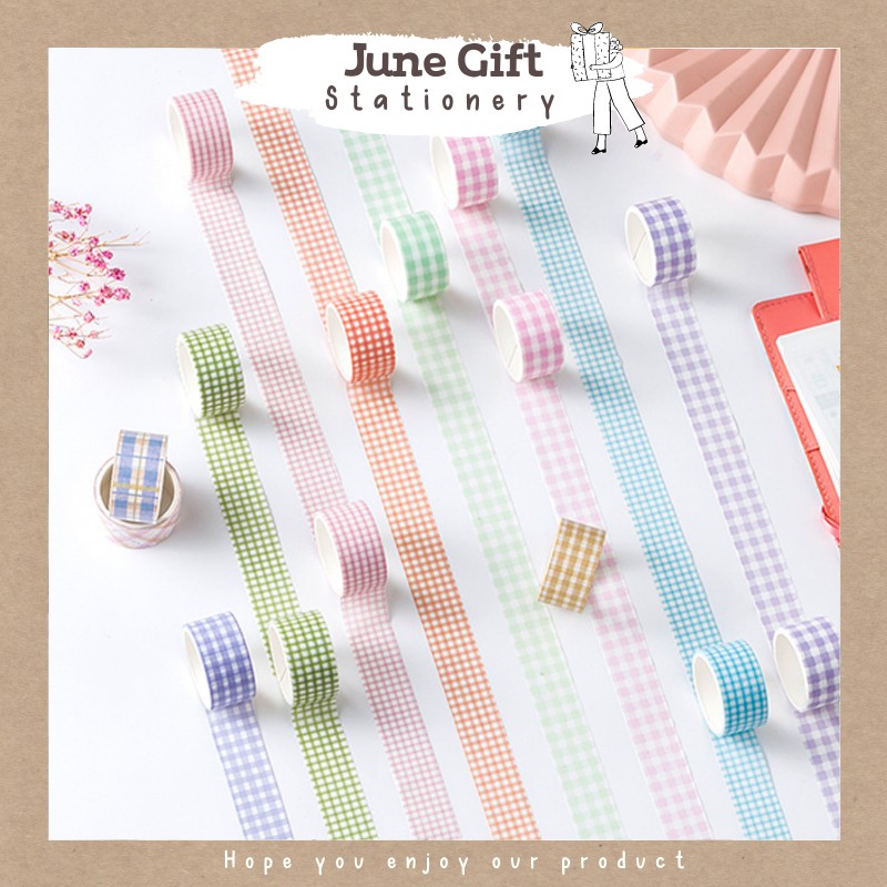 Set 4 Cuộn Washi Tape Caro