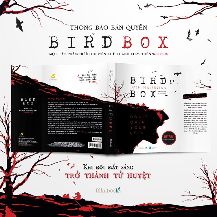 [ Sách ] Bird Box - Tặng Kèm Bookmark Quạ Đen