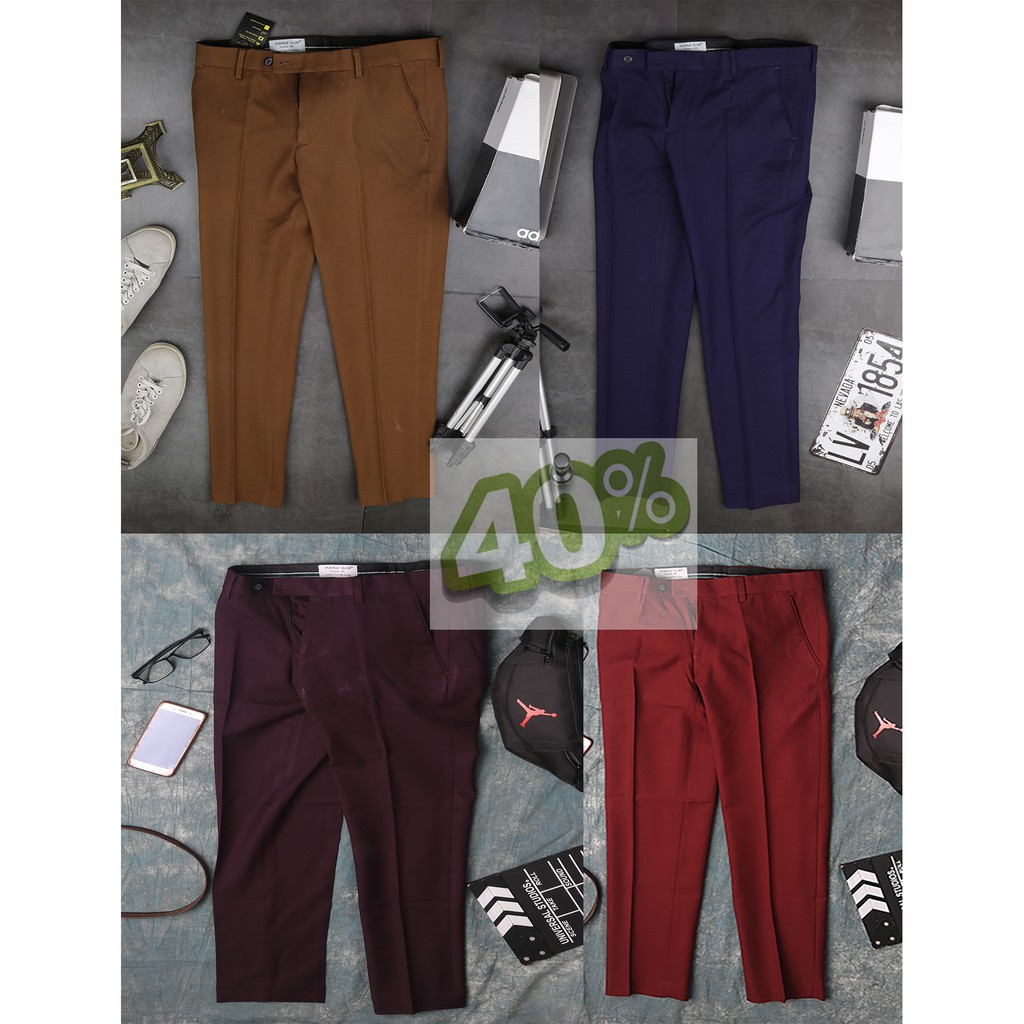 [Xả kho] 3 ngày quần âu nam kiểu dáng công sở