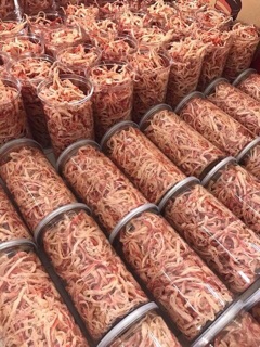 300G MỰC XÉ SỢI HẤP NƯỚC DỪA