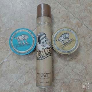 Combo gôm xịt suavecito 400ml+sáp vuốt tóc sawensito con sói