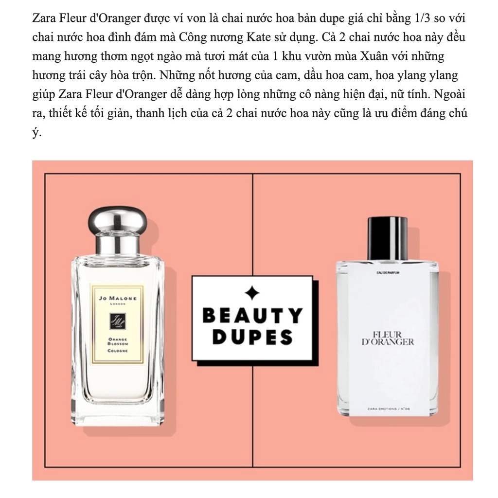 MẪU MỚI CÓ BILL SPAIN-Nước hoa ZARA chính hãng Wonder rose/Gardenia/Red vanilla/ Black amber/Femme /Orchid- LAMII BEAUTY