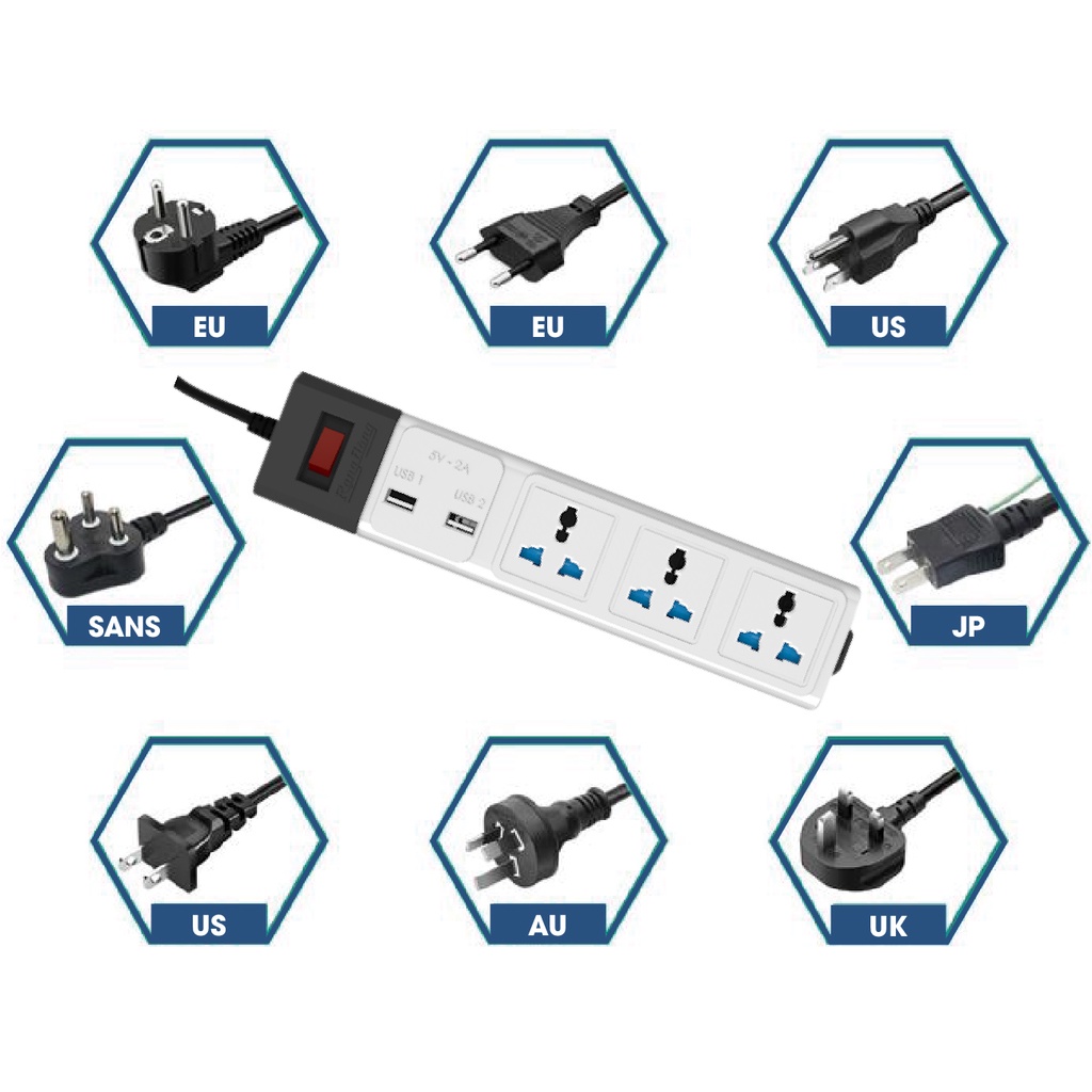 Ổ CẮM ĐA NĂNG USB 3M, 5M RẠNG ĐÔNG