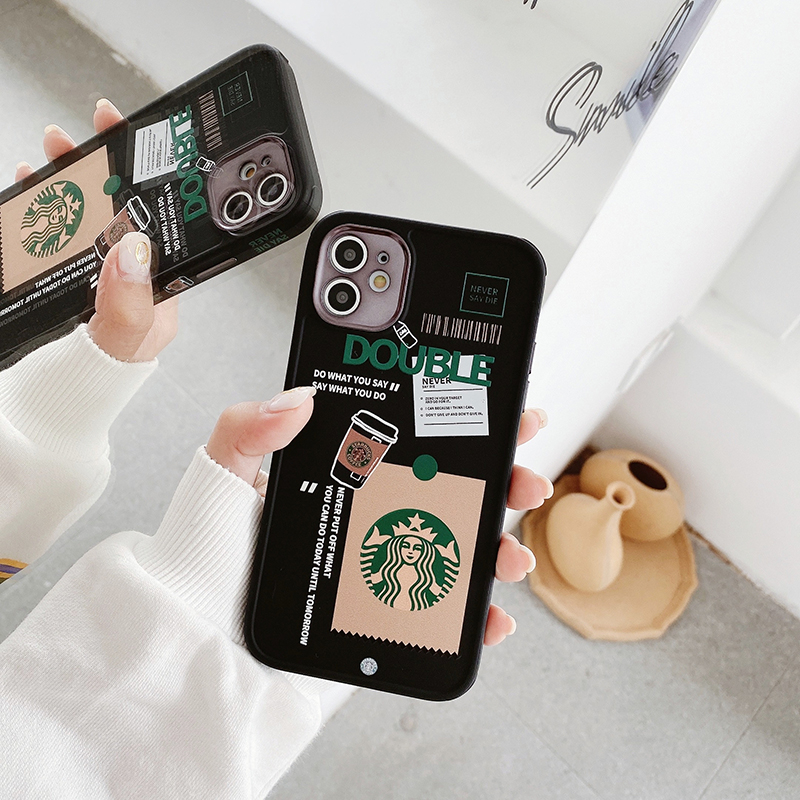 MCDONALD'S STARBUCKS Ốp Điện Thoại Hình Starbuck Độc Đáo Cho Iphone X Xs Max Xr 7p 8 Plus 11 Pro Max 12