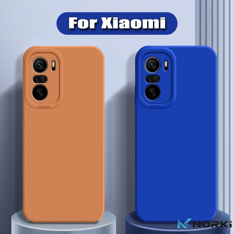 Ốp Điện Thoại Silicon Mềm Nhám Màu Trơn Bảo Vệ Ống Kính Máy Ảnh Cho Xiaomi Poco X3 Pro NFC X3 GT Poco X2 F2 F3 M3 M4 Pro