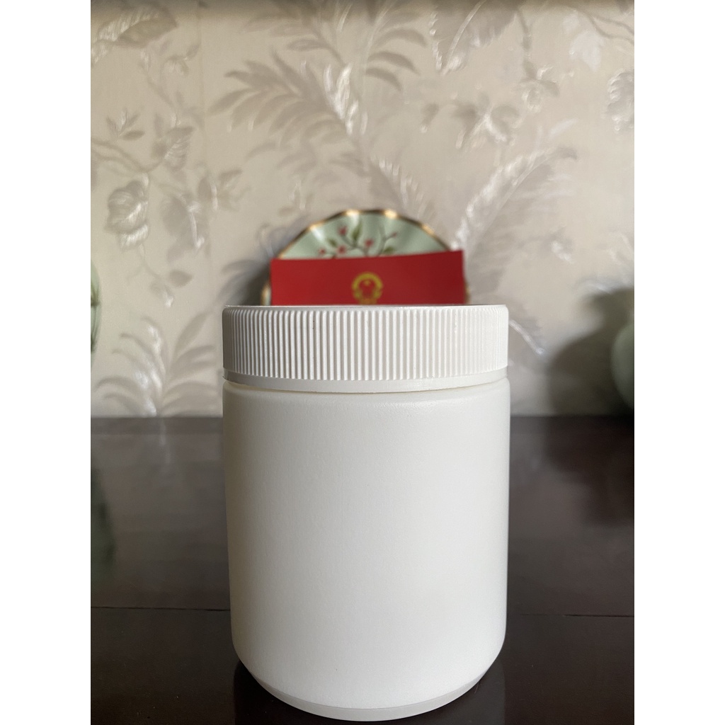 Hũ nhựa HDPE 300gr  màu trắng sứ