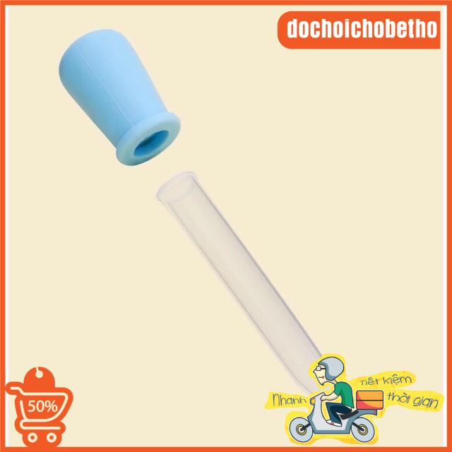 Ống hút sữa, bón thuốc cho bé đầu bóp silicon mềm loại 5ml