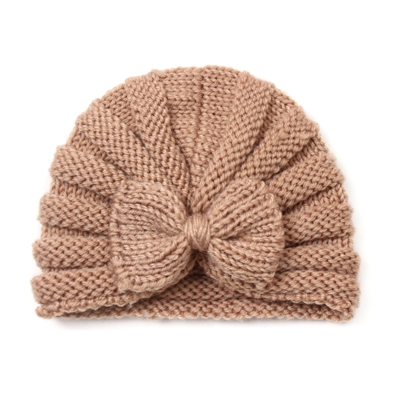Mũ beanie Chống Gió Thắt Nơ Xinh Xắn Cho Bé Gái