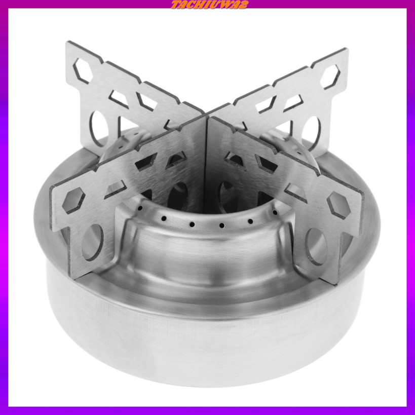 Bếp Cồn Tachiuwa2 Bằng Thép Không Gỉ Gọn Nhẹ Kèm Giá Đỡ Tiện Dụng Mang Theo Du Lịch Cắm Trại