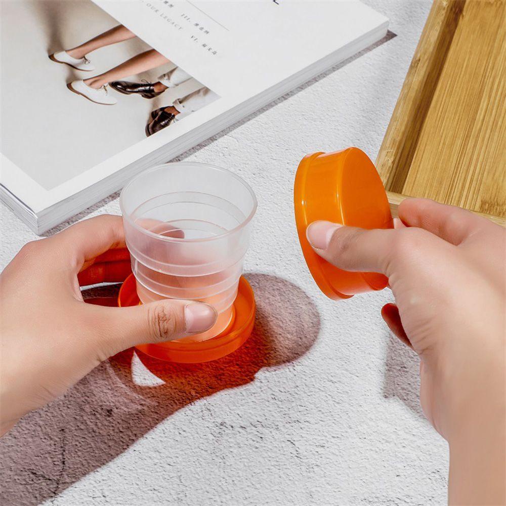 Cốc Uống Nước Thể Thao Bằng Nhựa Có Thể Gấp Gọn Tiện Dụng