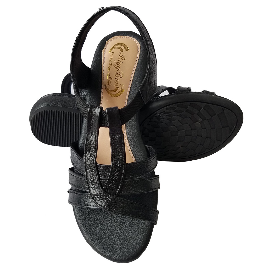Giày Sandal Nữ Da Bò Thật BIGBEN Cao Cấp SDN57