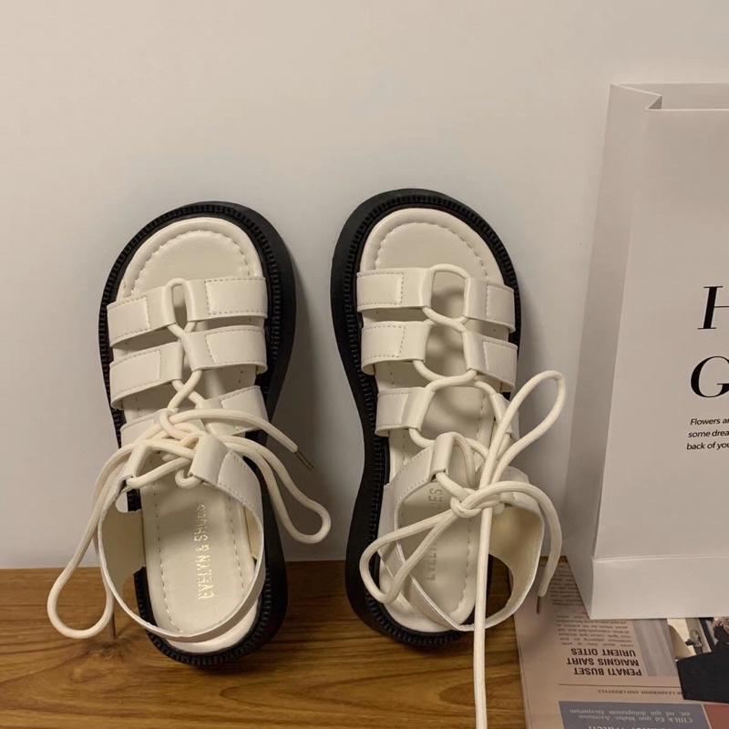 SANDAL NỮ ULZZANG THẮT DÂY PHONG CÁCH HÀN QUỐC