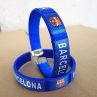 Vòng tay logo vải CLB bóng đá Manchester.united Arsenal Liverpool real Madrid, barcelon Chelsea