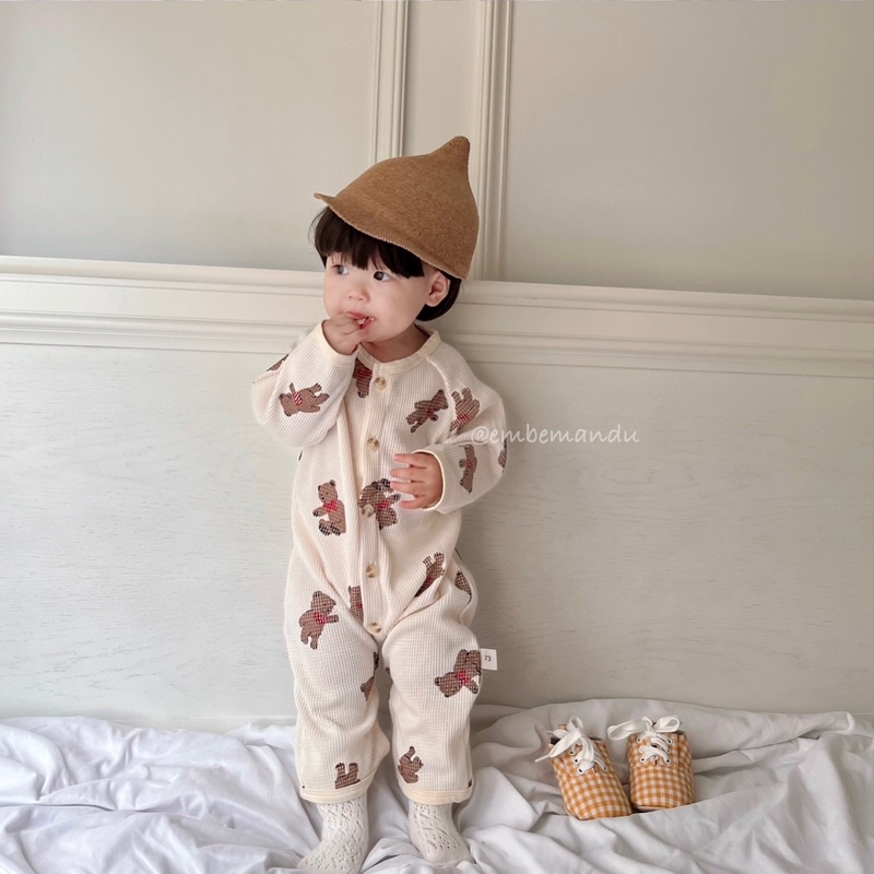 Suit dài suit ngủ hình gấu cho bé