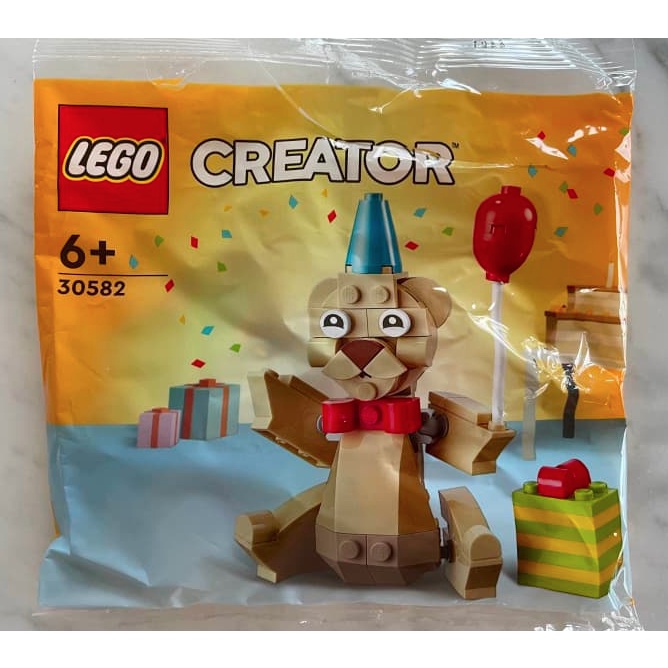 Lego HaHa - Lego Creator - Polybag - Sinh nhật chú gấu vui vẻ - 30582