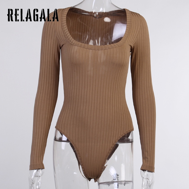 Jumpsuit Tay Dài Màu Trơn Thời Trang Quyến Rũ Cho Nữ 2021 | BigBuy360 - bigbuy360.vn