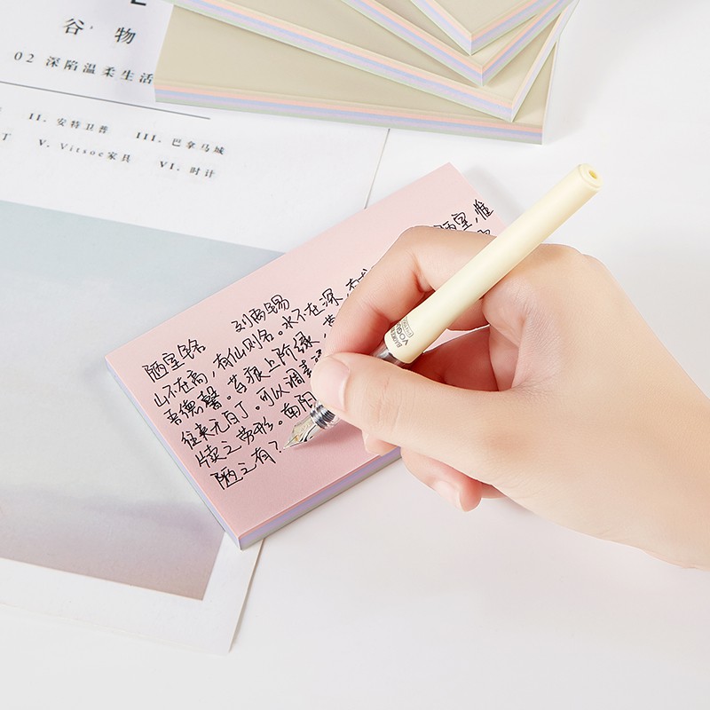 Sticky Note 5 màu Macaron - 100 tờ đủ size Baoke, sản phẩm chất lượng cao và được kiểm tra kỹ trước khi giao hàng