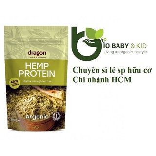 Bột protein hạt gai hữu cơ Dragon Superfoods 200g