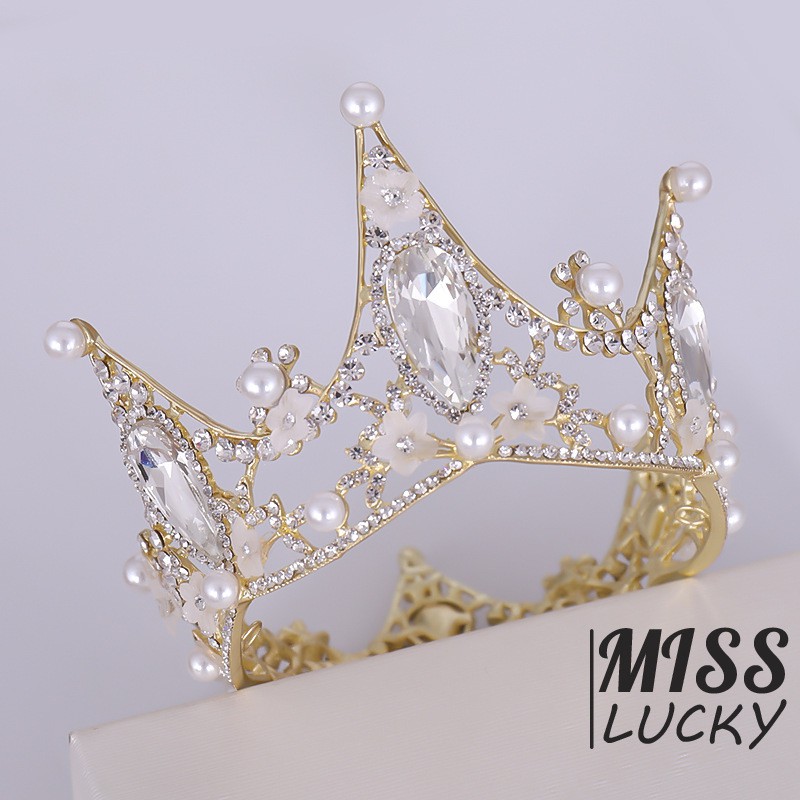 Vương miện kiểu dáng thời trang sang trọng cho nữ