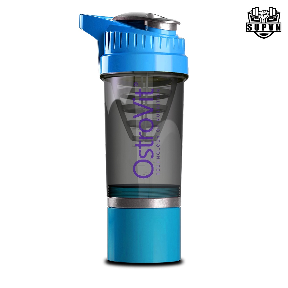 Bình CYCLONE 2 Tầng 700ml - Bình lắc có hộp đựng bột Whey, Bcaa