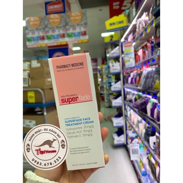 Kem Mờ Nám Tàn Nhang Superfade Chuẩn Bill