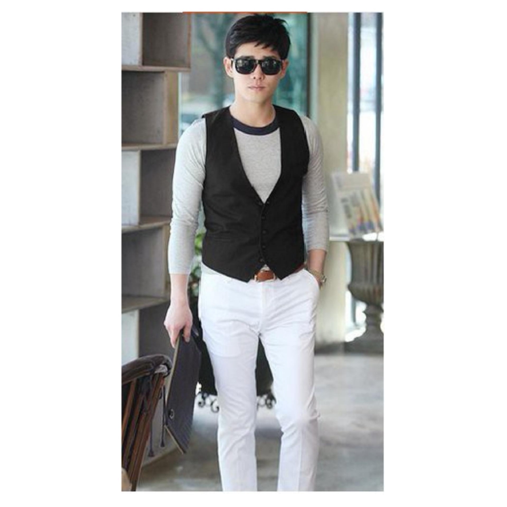 Áo Gile nam phong cách Hàn Quốc