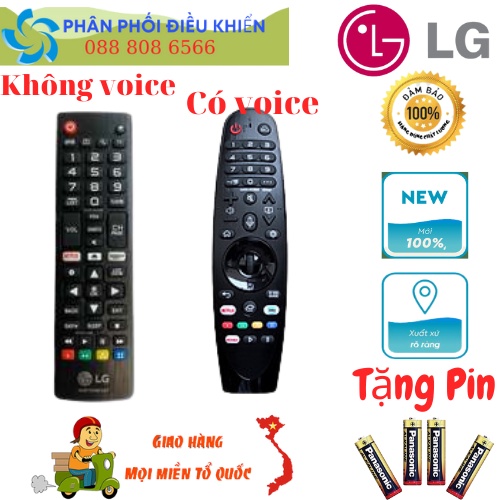 Điều khiển tivi LG chuột bay Zin - Remote tivi LG Voice CHÍNH HÃNG 2020, 2019, 2018, 2017