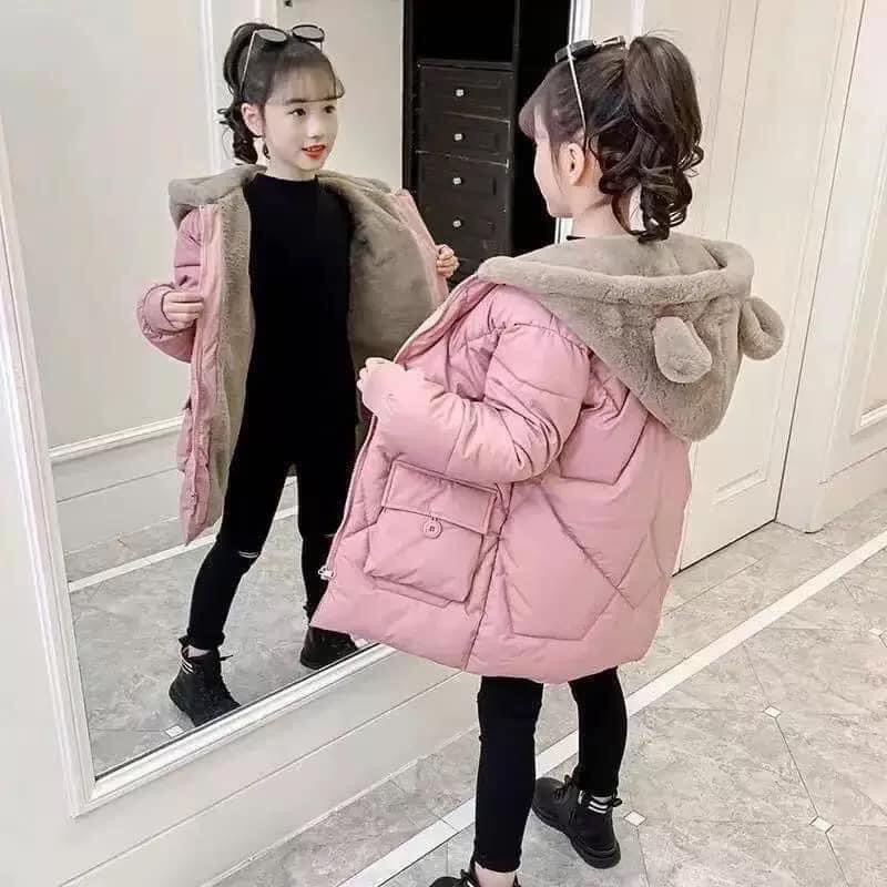 Áo khoác phao cho bé lót lông od k huỷ