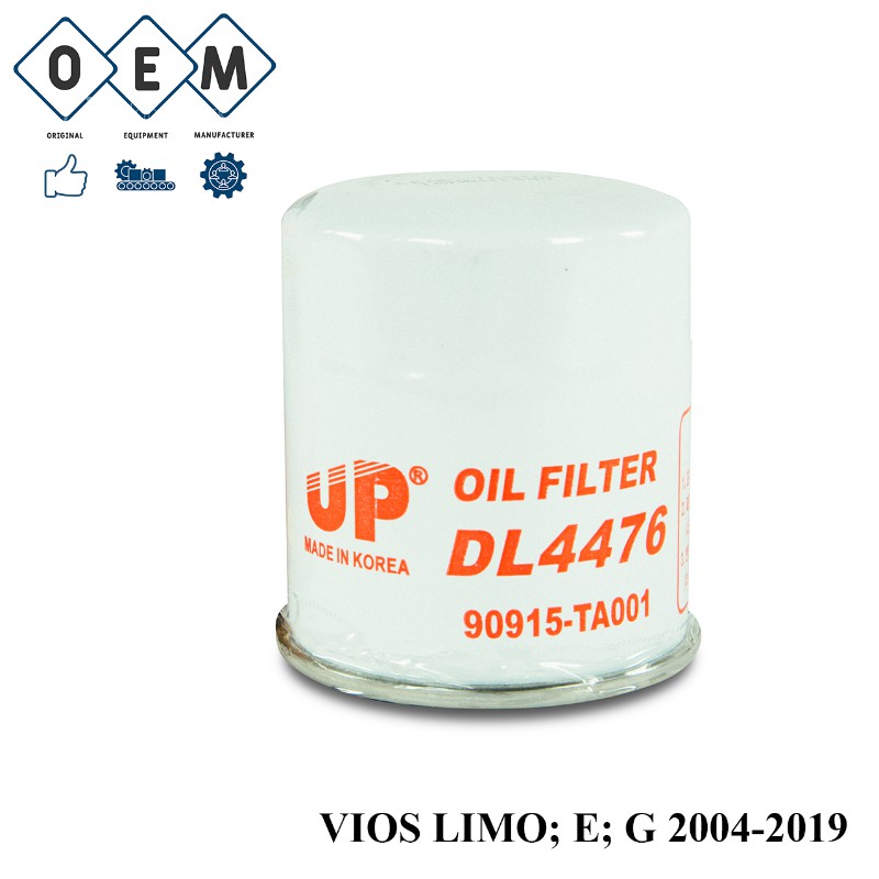 Lọc dầu động cơ xe ô tô TOYOTA VIOS LIMO; E; G đời 2004-2019