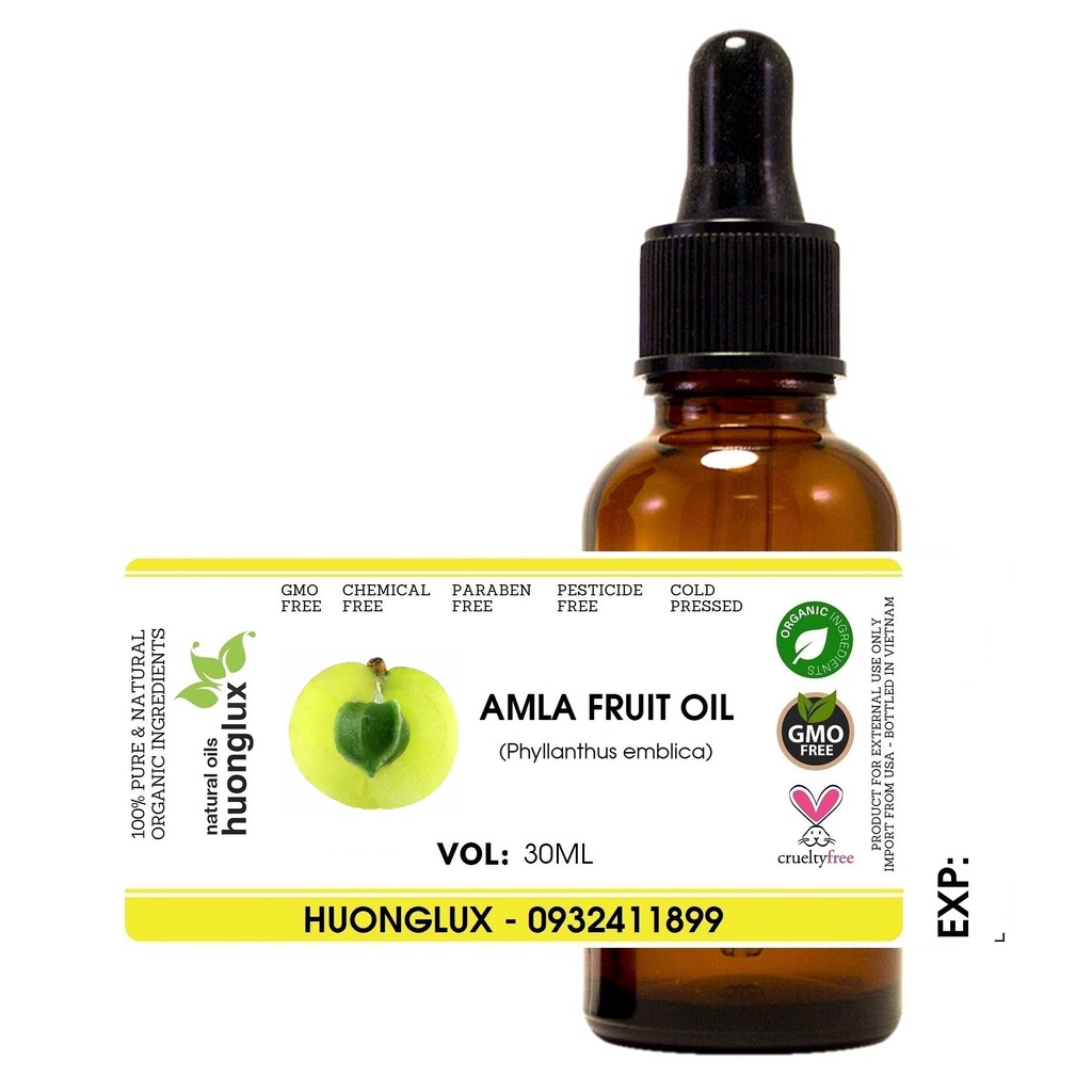 Organic dầu Amla oil kích mọc và chống lão hóa tóc (Indian Gooseberry) |  Shopee Việt Nam