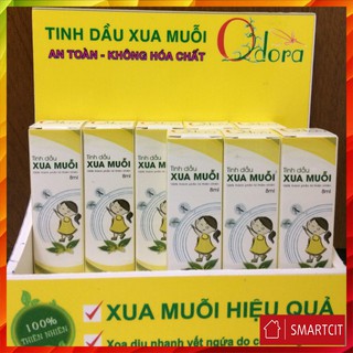 Tinh Dầu Xua Đuổi Muỗi 100% Thiên Nhiên Odora Hàng Chính Hãng 8ml Smartcit T3A2